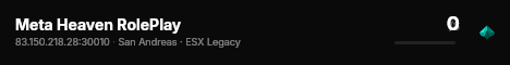 Meta Heaven RolePlay live status badge