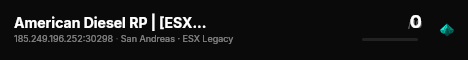 American Diesel RP | [ESX Legacy] live status badge