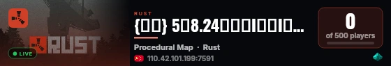 {七彩} 5倍8.24日新档I开荒I八人行I爆枪I无权 live status badge