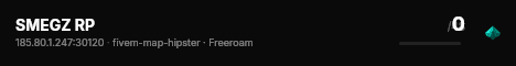 SMEGZ RP live status badge