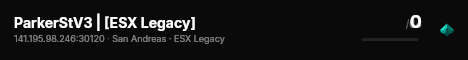 ParkerStV3 | [ESX Legacy] live status badge
