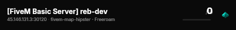 [FiveM Basic Server] reb-dev live status badge