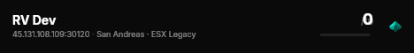 RV Dev live status badge