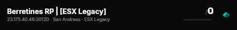 Berretines RP | [ESX Legacy] live status badge
