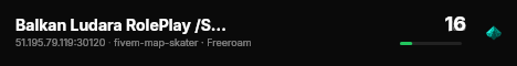 Balkan Ludara RolePlay /Sezona1 live status badge