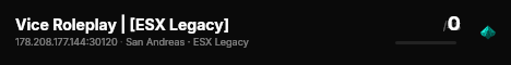 Vice Roleplay | [ESX Legacy] live status badge