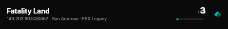 Fatality Land live status badge