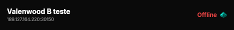 Valenwood B teste live status badge