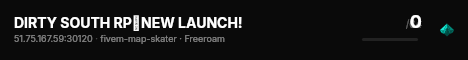 DIRTY SOUTH RP🡺NEW LAUNCH! live status badge