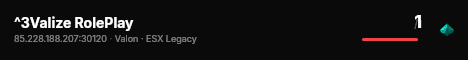 ^3Valize RolePlay live status badge