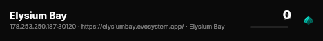 Elysium Bay live status badge