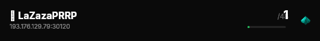 🌴 LaZazaPRRP live status badge