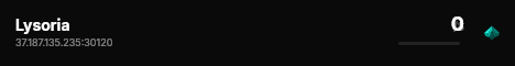 Lysoria live status badge