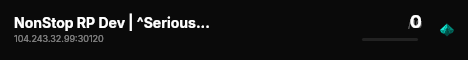 NonStop RP Dev | ^Serious Roleplay For Roleplayers By Roleplayers live status badge