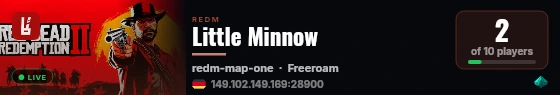 Little Minnow live status badge