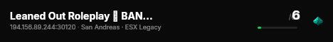 Leaned Out Roleplay ➔ BAN WIPE ➔ HUGE UPDATE live status badge