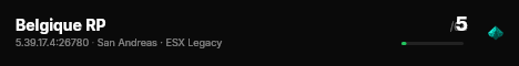 Belgique RP live status badge