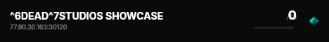^6DEAD^7STUDIOS SHOWCASE live status badge