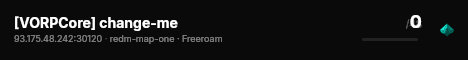 [VORPCore] change-me live status badge