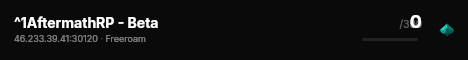 ^1AftermathRP - Beta live status badge