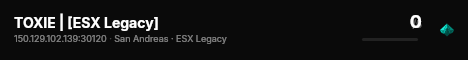 TOXIE | [ESX Legacy] live status badge