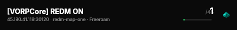 [VORPCore] REDM ON live status badge
