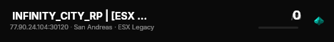  INFINITY_CITY_RP | [ESX Legacy] live status badge