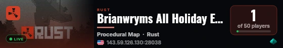 Brianwryms All Holiday Events and Zombies PvE Noob Friendly live status badge