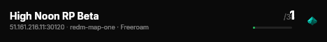 High Noon RP Beta live status badge