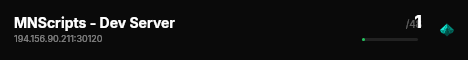 MNScripts - Dev Server live status badge