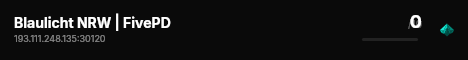 Blaulicht NRW | FivePD live status badge