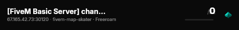 [FiveM Basic Server] change-me live status badge