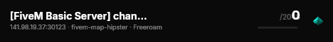 [FiveM Basic Server] change-me live status badge
