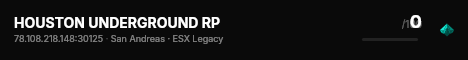 HOUSTON UNDERGROUND RP live status badge