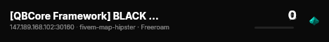 [QBCore Framework] BLACK DIAMOND'S live status badge