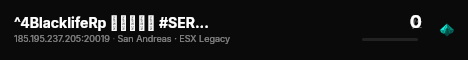 ^4BlacklifeRp ▬▬▬↭🡺 #SERVEUR↭FUN 🡸↭▬▬▬ live status badge