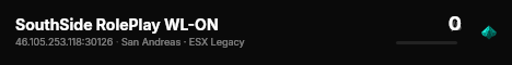 SouthSide RolePlay WL-ON live status badge