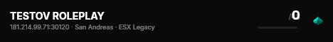 TESTOV ROLEPLAY live status badge