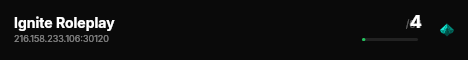 Ignite Roleplay live status badge