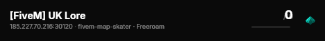 [FiveM] UK Lore live status badge