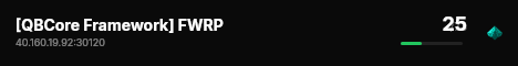 [QBCore Framework] FWRP live status badge
