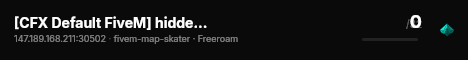 [CFX Default FiveM] hiddenbay rp live status badge