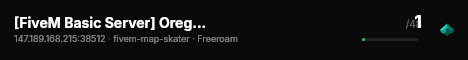 [FiveM Basic Server] Oregon Style RP live status badge
