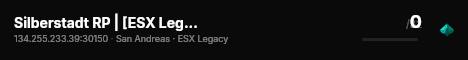 Silberstadt RP | [ESX Legacy] live status badge
