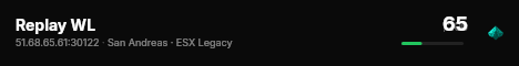 Replay WL live status badge