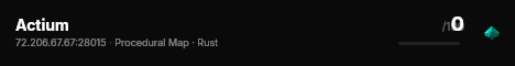 Actium live status badge