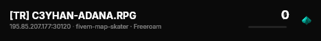 [TR] C3YHAN-ADANA.RPG live status badge