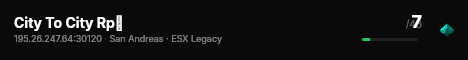City To City Rp🌍 live status badge