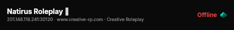 Natirus Roleplay 🌴 live status badge