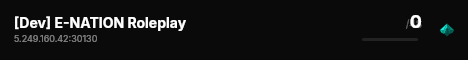 [Dev] E-NATION Roleplay live status badge